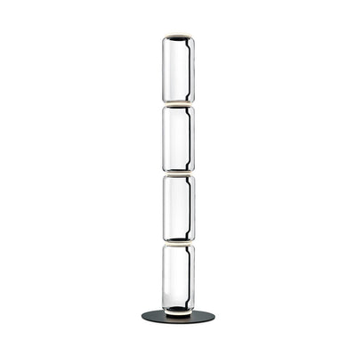 Cyrilys Floor Lamp Bamboo Glass