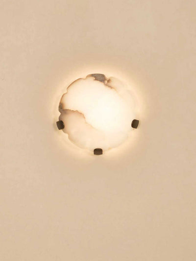 Lunor Alabaster Wall Sconce
