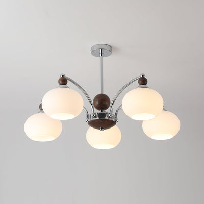 Molvin Chandelier Globe Arm Contemporary
