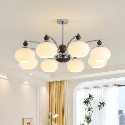 Molvin Chandelier Globe Arm Contemporary