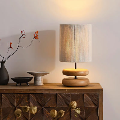 Morgan Minimalist Wood Table Lamp