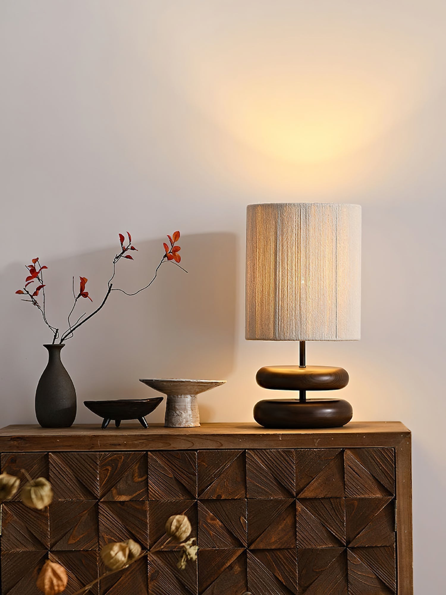 Morgan Minimalist Wood Table Lamp
