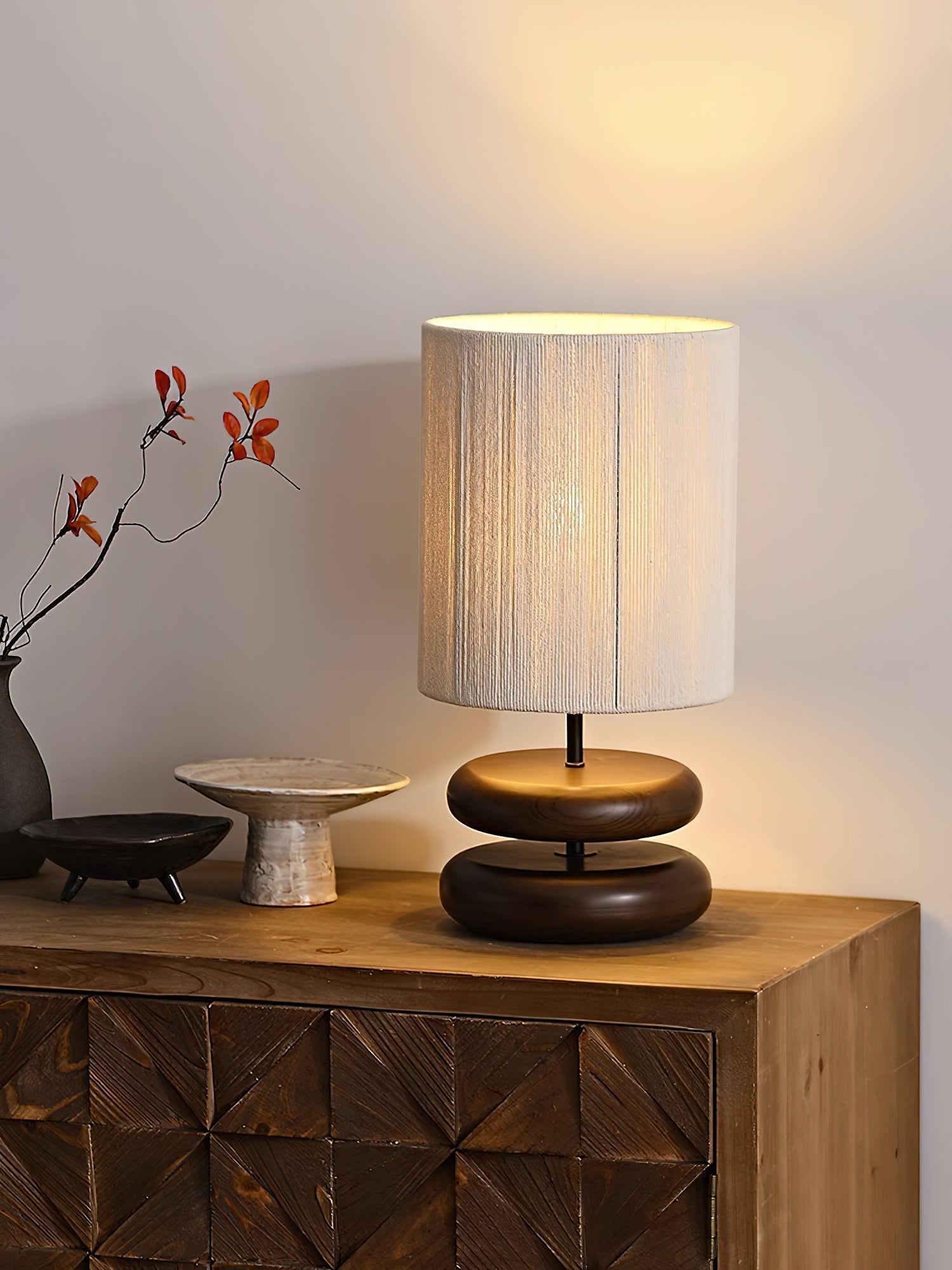 Morgan Minimalist Wood Table Lamp