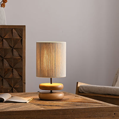 Morgan Minimalist Wood Table Lamp