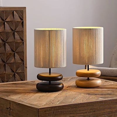 Morgan Minimalist Wood Table Lamp