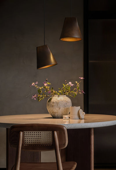 Sylorena Rustic Wood Pendant Light