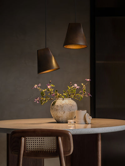 Sylorena Rustic Wood Pendant Light
