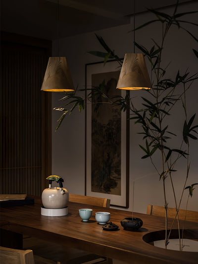 Sylorena Rustic Wood Pendant Light