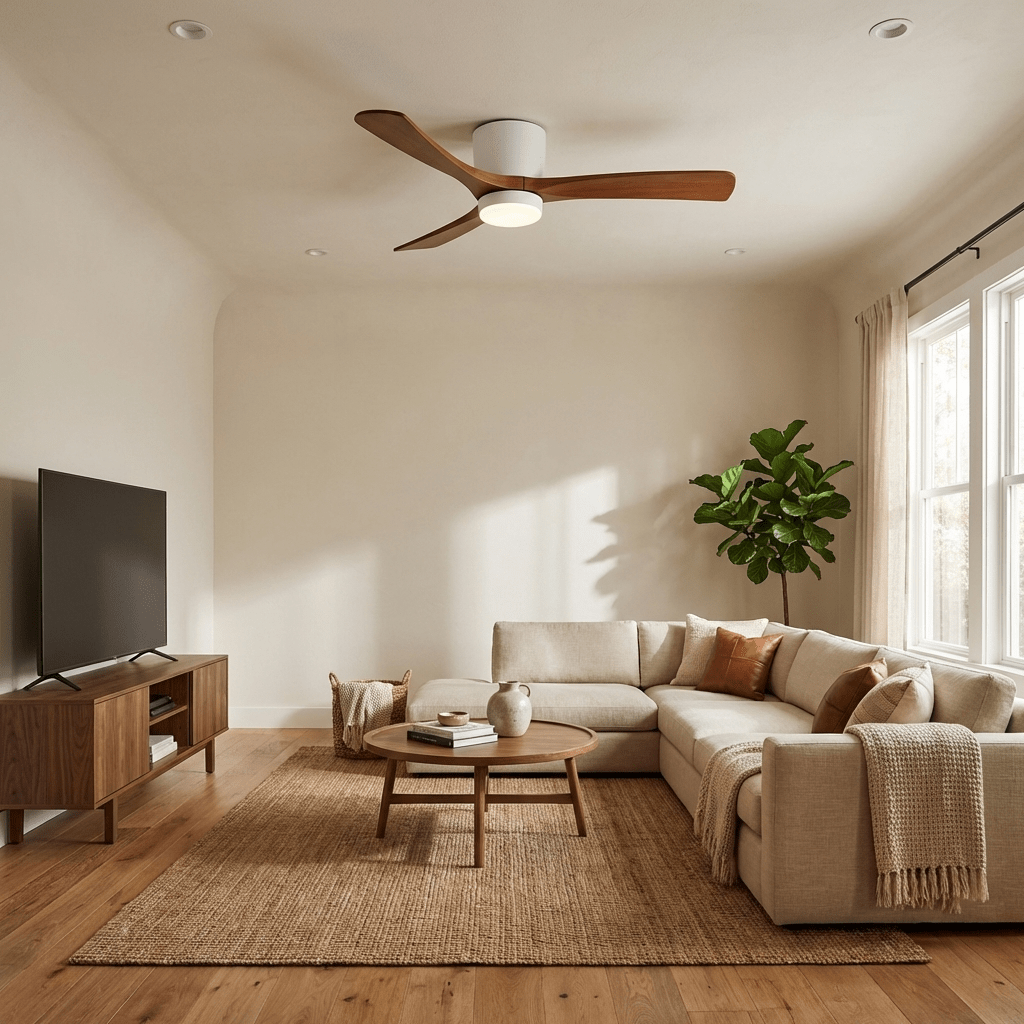 Dovervale Wooden Ceiling Fan Light