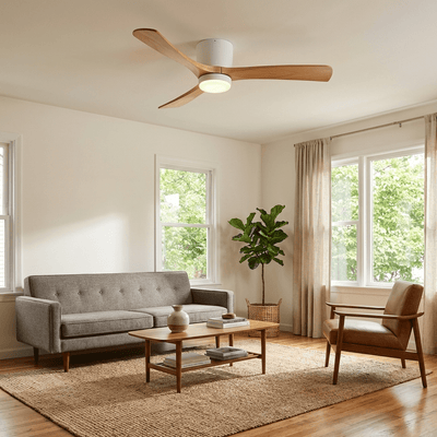 Dovervale Wooden Ceiling Fan Light