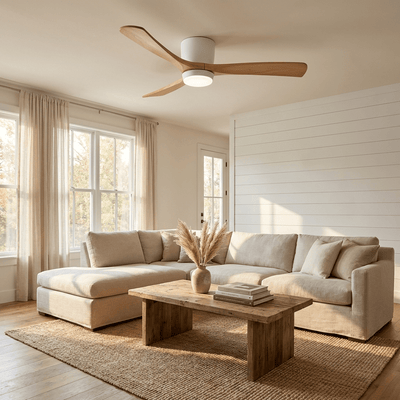 Dovervale Wooden Ceiling Fan Light