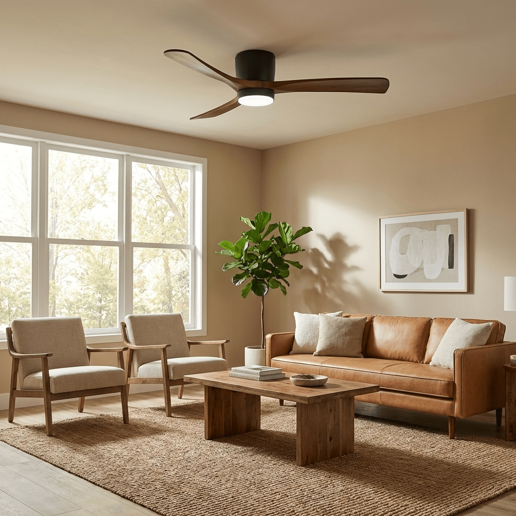 Dovervale Wooden Ceiling Fan Light