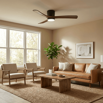 Dovervale Wooden Ceiling Fan Light