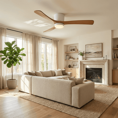 Dovervale Wooden Ceiling Fan Light