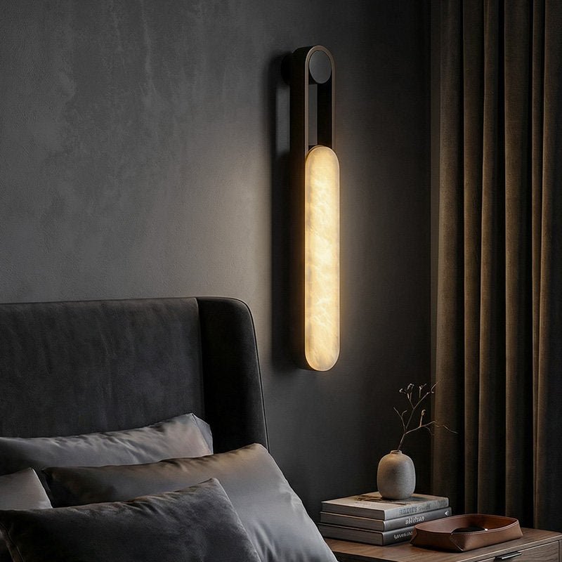 Albelira Alabaster Frame Wall Light