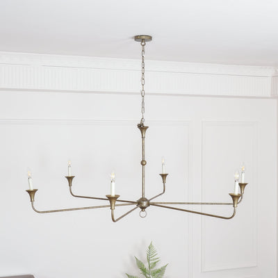 Lustra Candle Chandelier Elegant - Neutral Decor