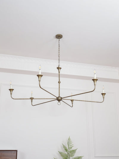 Lustra Candle Chandelier Elegant - Neutral Decor