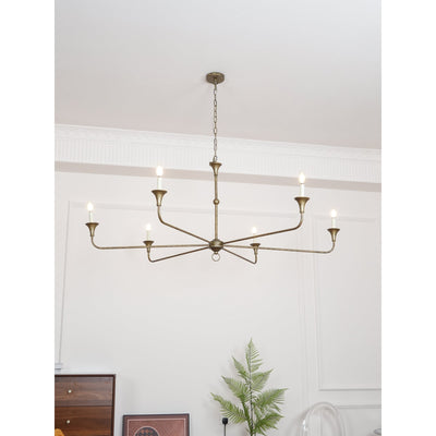 Lustra Candle Chandelier Elegant - Neutral Decor
