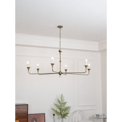Lustra Candle Chandelier Elegant - Neutral Decor