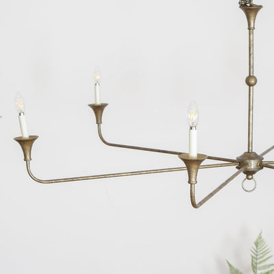 Lustra Candle Chandelier Elegant - Neutral Decor