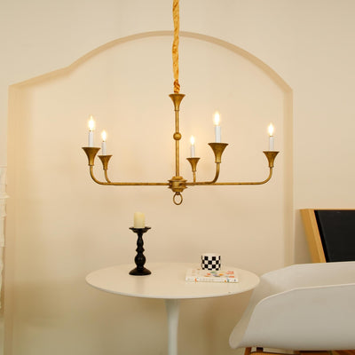 Lustra Candle Chandelier Elegant - Neutral Decor