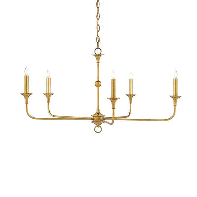 Lustra Candle Chandelier Elegant - Neutral Decor