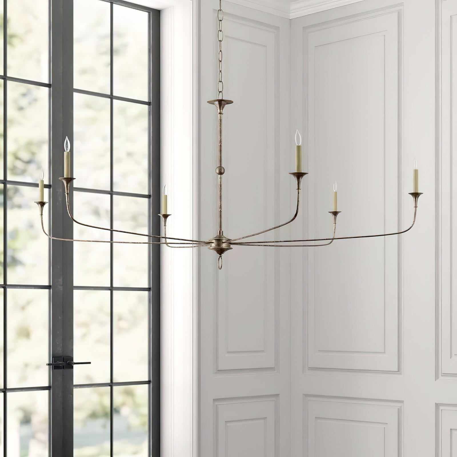 Lustra Candle Chandelier Elegant - Neutral Decor