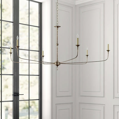 Lustra Candle Chandelier Elegant - Neutral Decor