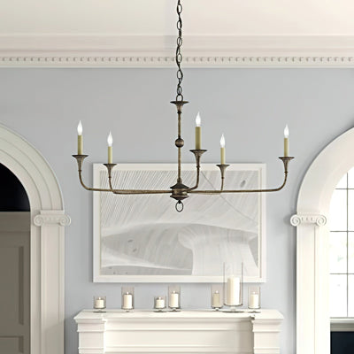 Lustra Candle Chandelier Elegant - Neutral Decor