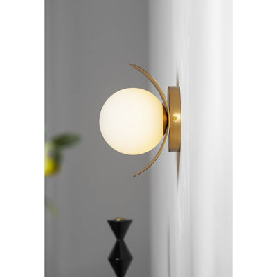 Aurecourt Brass Indoor Wall Light