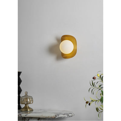 Aurecourt Brass Indoor Wall Light