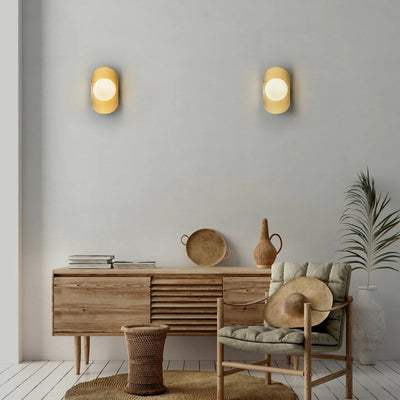 Aurecourt Brass Indoor Wall Light