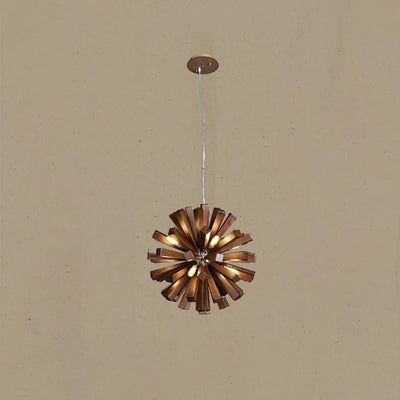 Elvarelle Premium Nordic Art Burst Wood Chandelier