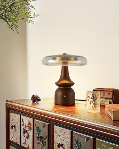 Moro Retro Wood Table Lamp