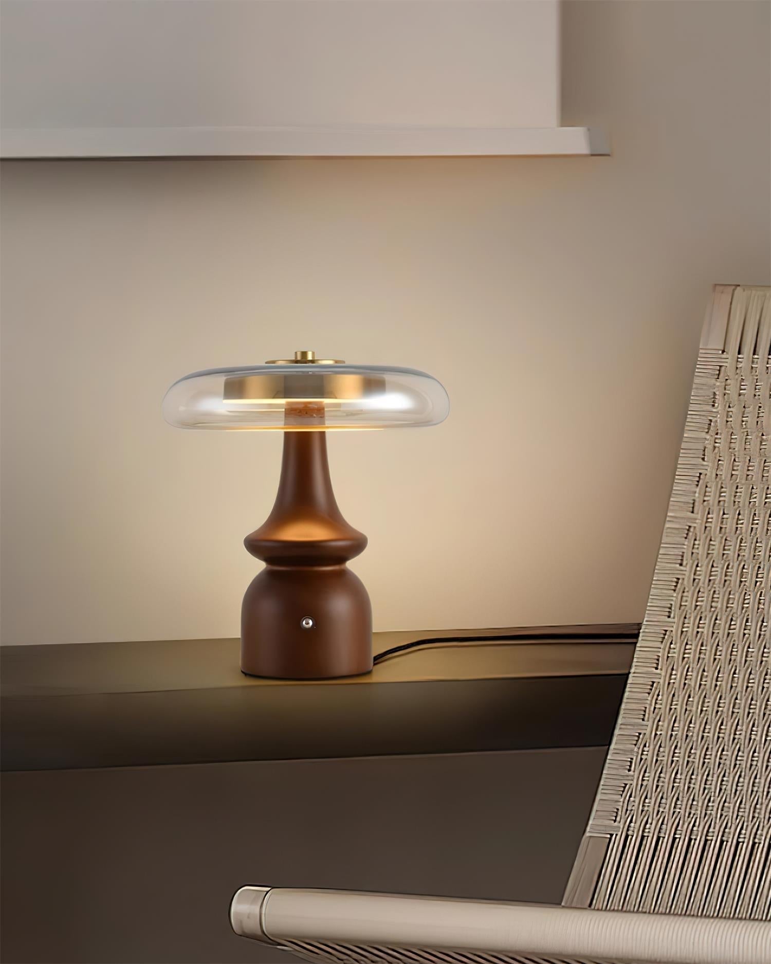 Moro Retro Wood Table Lamp