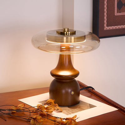 Moro Retro Wood Table Lamp