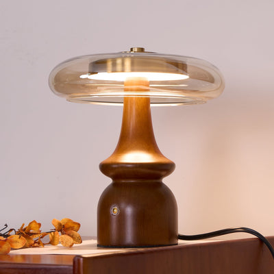 Moro Retro Wood Table Lamp