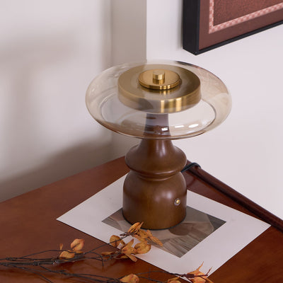 Moro Retro Wood Table Lamp