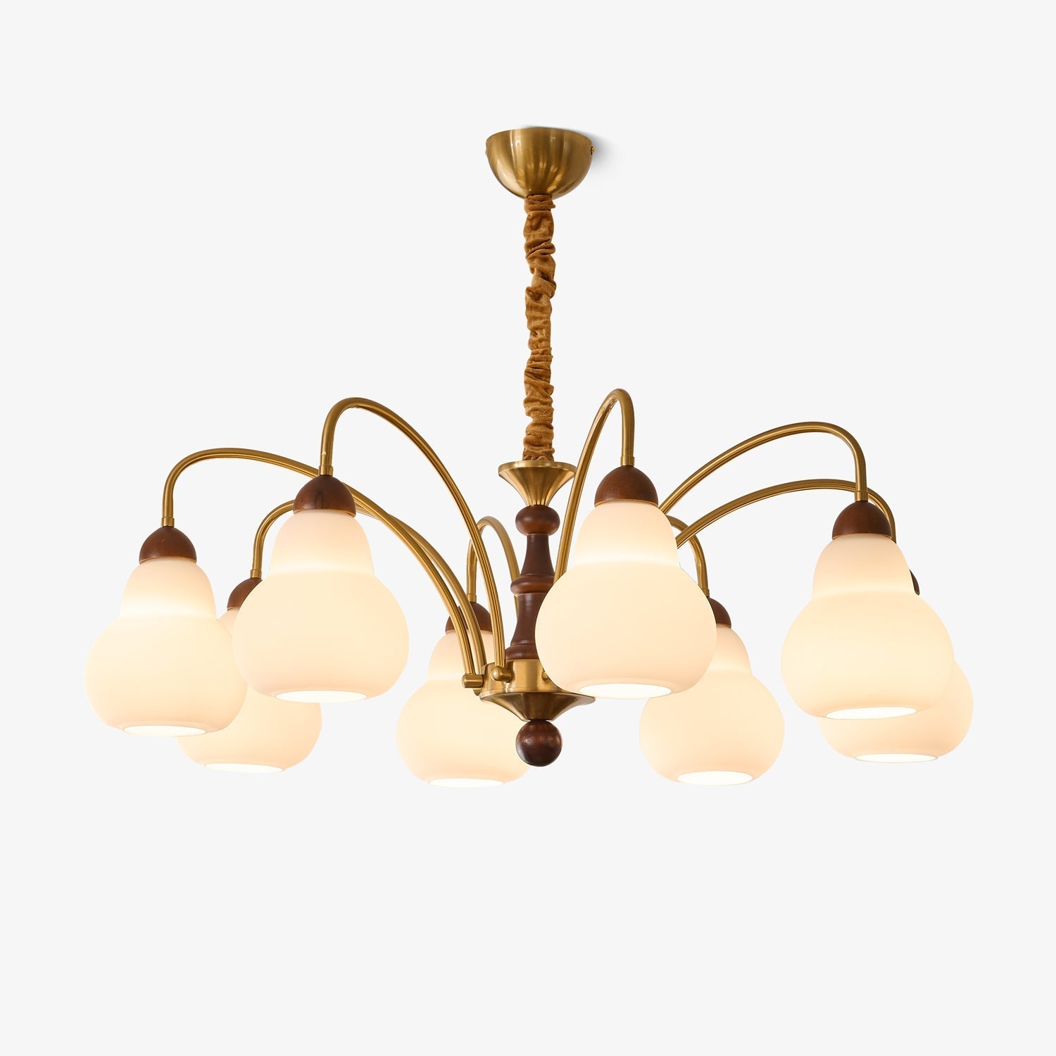 Novelle Traditional Elegance Vintage Wood Chandelier