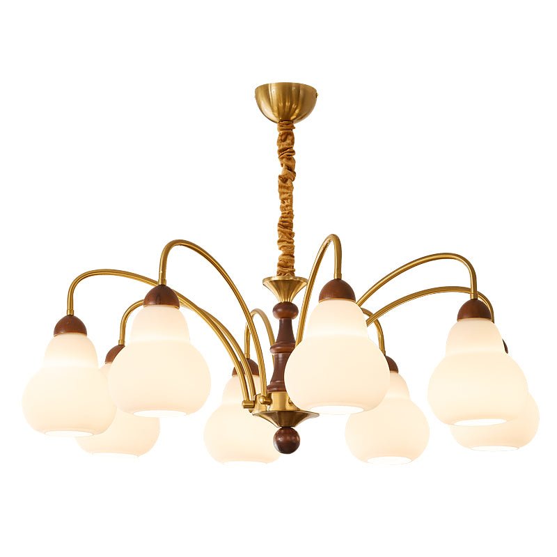 Novelle Traditional Elegance Vintage Wood Chandelier