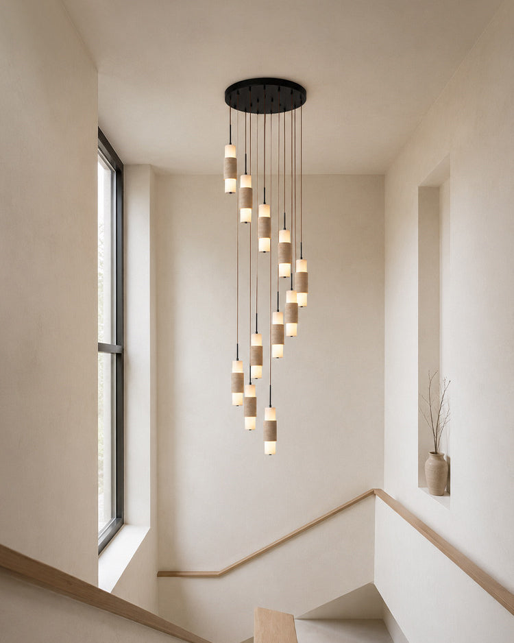 Yarrowcombe Travertine Chandelier
