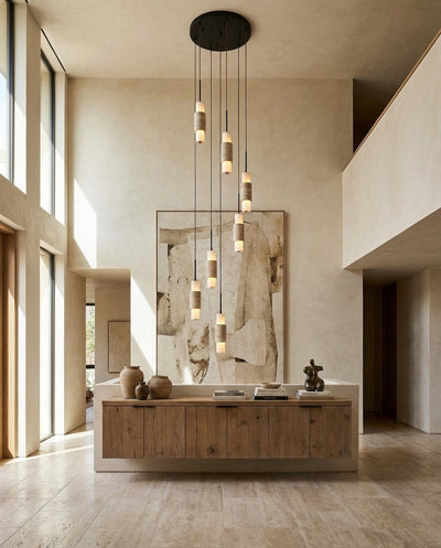 Yarrowcombe Travertine Chandelier