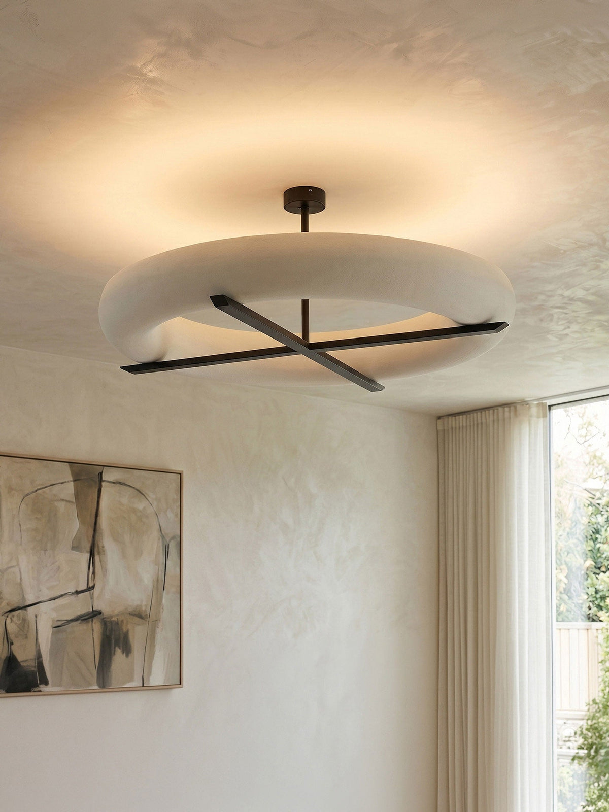 Wexford Geometric Flush Mount Chandelier