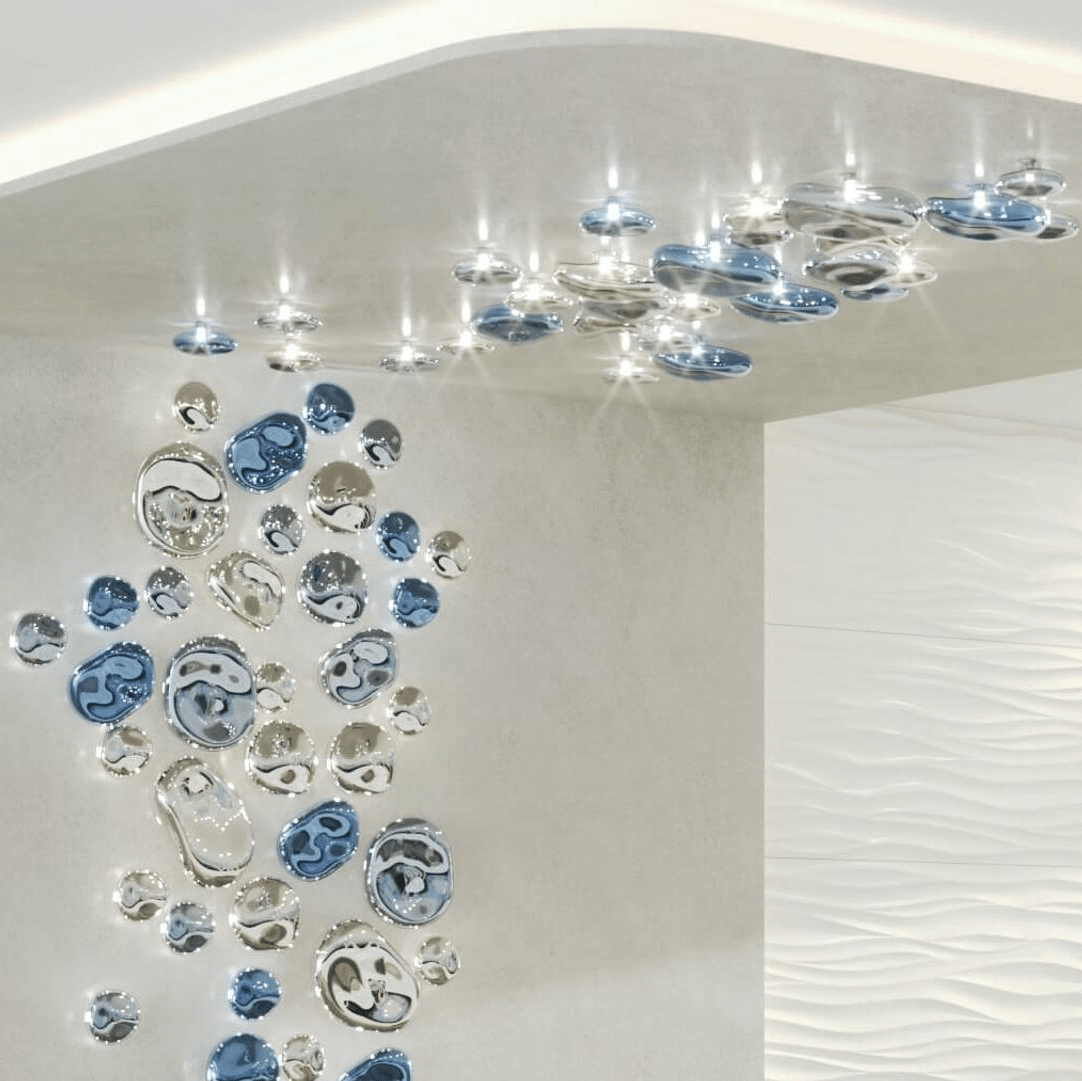 Nyzoris Bubble Glass Wall Light