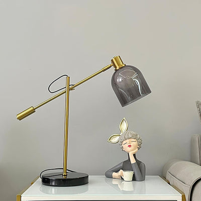 Locor Marble Industrial Table Lamp