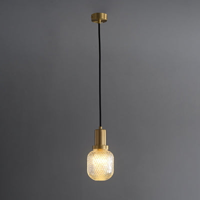 Cacarir Premium Nordic Art Brass Glass Pendant Lamp