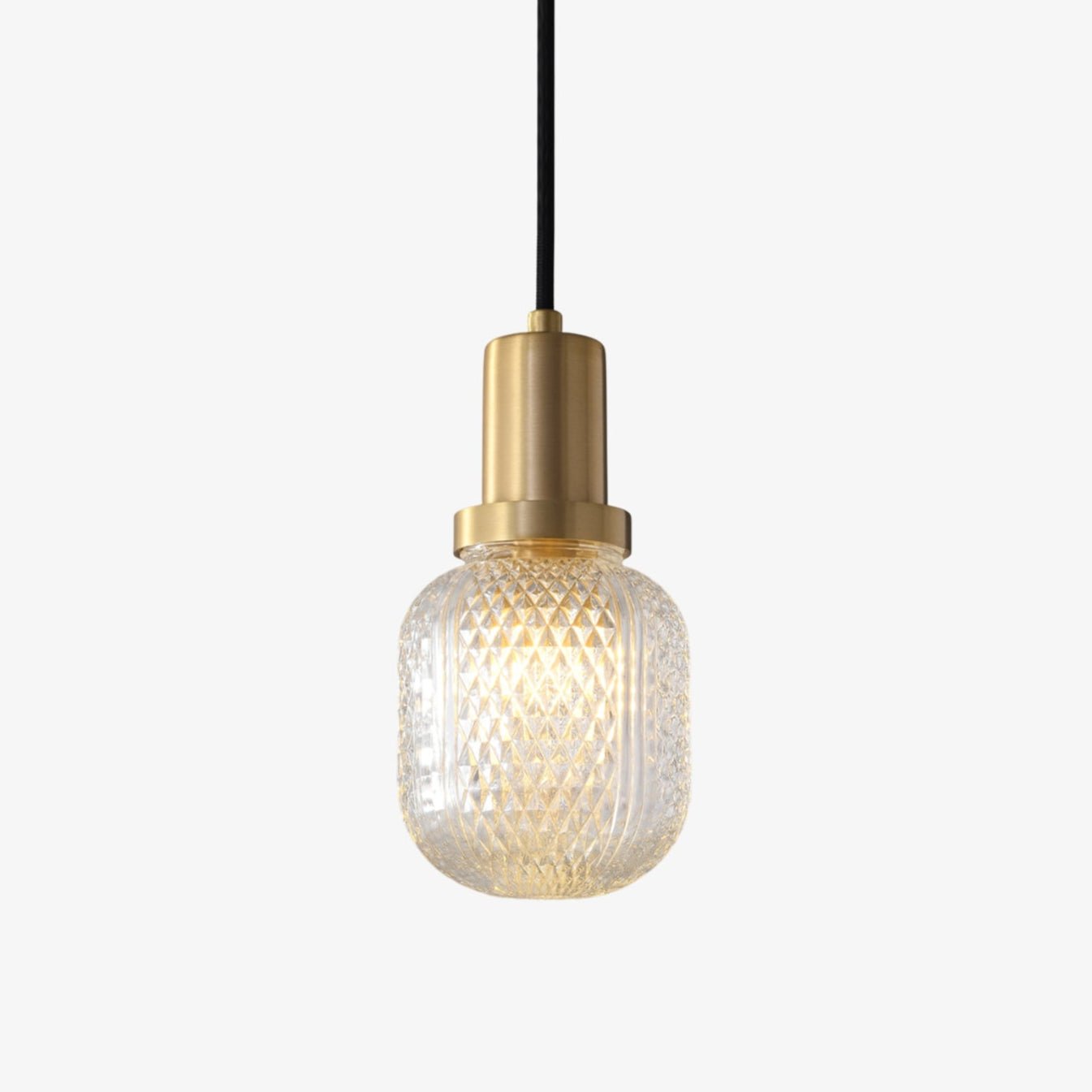 Cacarir Premium Nordic Art Brass Glass Pendant Lamp