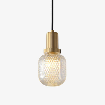 Cacarir Premium Nordic Art Brass Glass Pendant Lamp