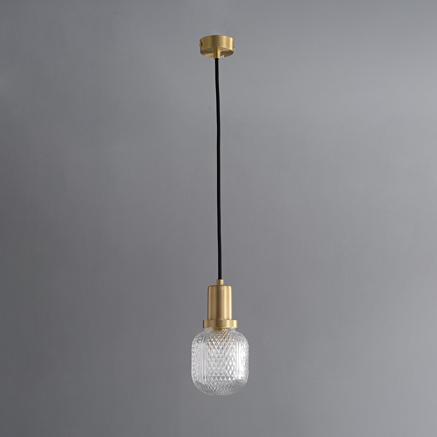 Cacarir Premium Nordic Art Brass Glass Pendant Lamp