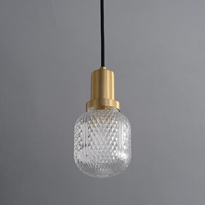 Cacarir Premium Nordic Art Brass Glass Pendant Lamp